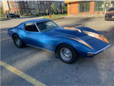 1971 corvette 350 4 speed numbers matching REDUCED