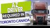 Looking for Experience AZ Drivers Brampton to Vancouver