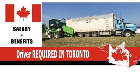 Driver REQUIRED IN TORONTO