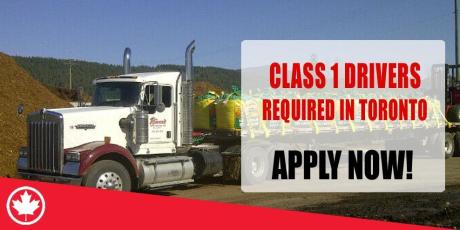 CLASS 1 DRIVERS REQUIRED IN TORONTO
