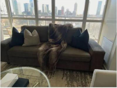 Dark grey couch for sale