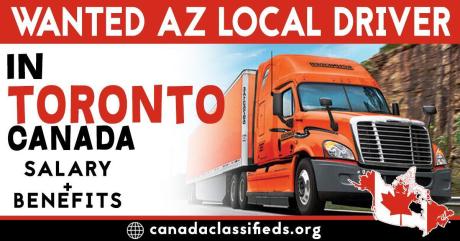 WANTED AZ LOCAL DRIVER REQUIRED IN TORONTO