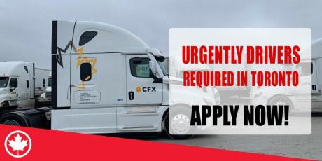 URGENTLY DRIVERS REQUIRED IN TORONTO
