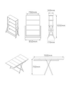 TABLE - RACK - SHELF