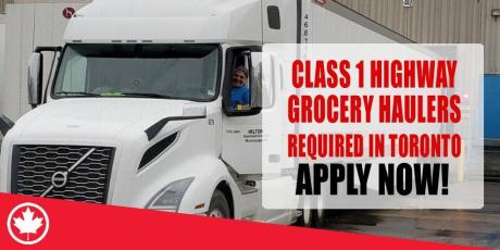 HIGHWAY GROCERY HAULERS REQUIRE IN TORONTO