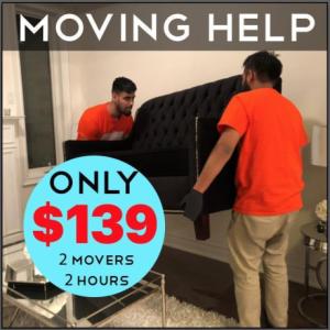Moving Help – 2 Hour,2 Movers – Only $139 – Within 24 Hours