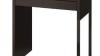 Desk, black-brown.