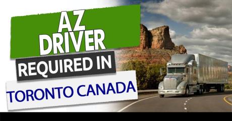 AZ Driver wanted to Montreal run