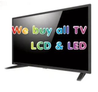 Wanted: LED TV 32" TO 60" NEW HD TVs ALL SIZES! New only
