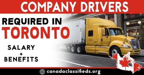 COMPANY DRIVERS REQUIRED IN TORONTO