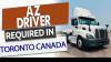 AZ CITY DRIVER REQUIRED IN BRAMPTON