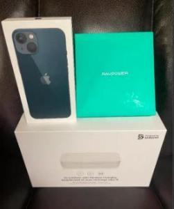 iPhone 13 128GB Midnight Brand New In Box + Extras