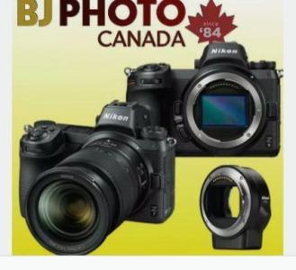 NIKON D850 / D780 / D750 / D500 / Z6II / Z7II / NZ5 -** B J Photo Since 1984