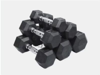 vO2 FIT Rubber Hex Dumbbell ($1.57/lb, single special)