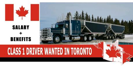 CLASS 1 DRIVER WANTED IN TORONTO
