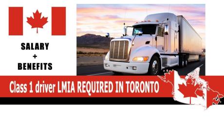 Class 1 driver LMIA REQUIRED IN TORONTO