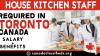HOUSE KITCHEN STAFF REQUIRED IN TRORNTO