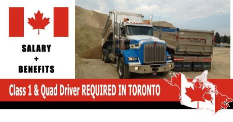 Class 1 & Quad Driver REQUIRED IN -CANADA