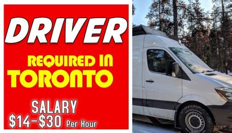 DELIVERY DRIVER REQUIRED IN TORONTO