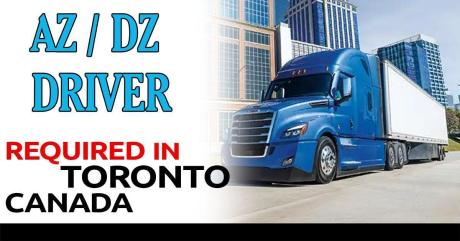 AZ/ DZ TRUCK DRIVER REQUIRED URGENTLY