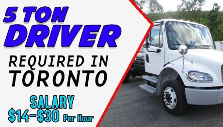 5 TON DRIVER REQUIRED IN DUBAI