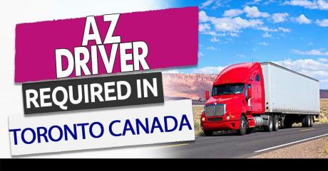 AZ Driver Toronto to winnipeg team run